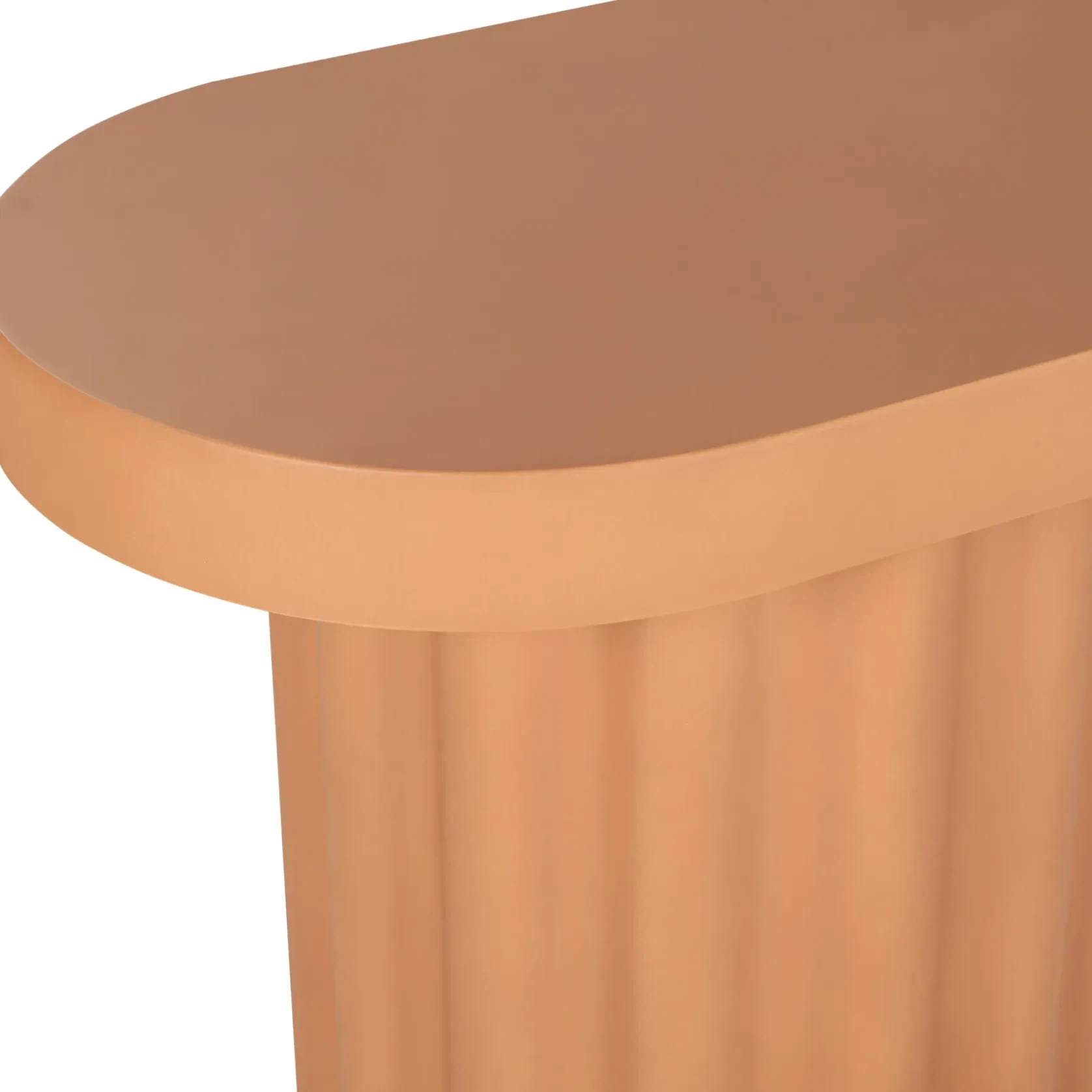 Flock Outdoor Dining Bench 210cm - Terracotta Concrete gallery detail image