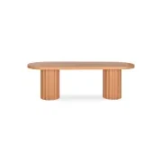 Flock Outdoor Dining Table 240cm - Terracotta Concrete gallery detail image