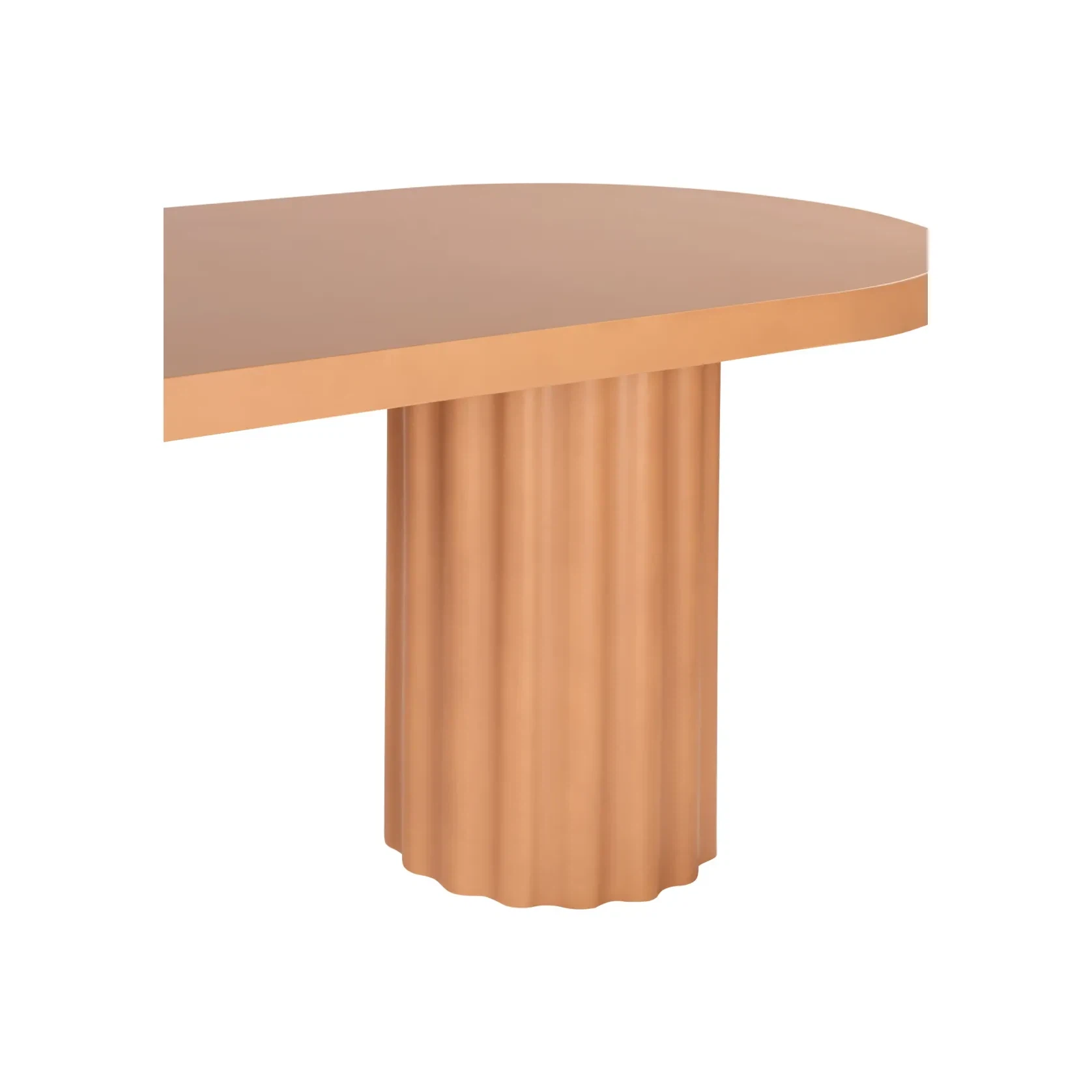 Flock Outdoor Dining Table 240cm - Terracotta Concrete gallery detail image