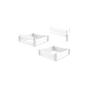 Modular Raised Garden Bed with Grow Grid 115 x 115 x 33cm gallery detail image