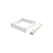 Modular Raised Garden Bed with Grow Grid 115 x 115 x 33cm gallery detail image