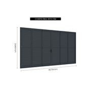 Bifold Shutter Wall For Pacific Freestanding Pergola gallery detail image