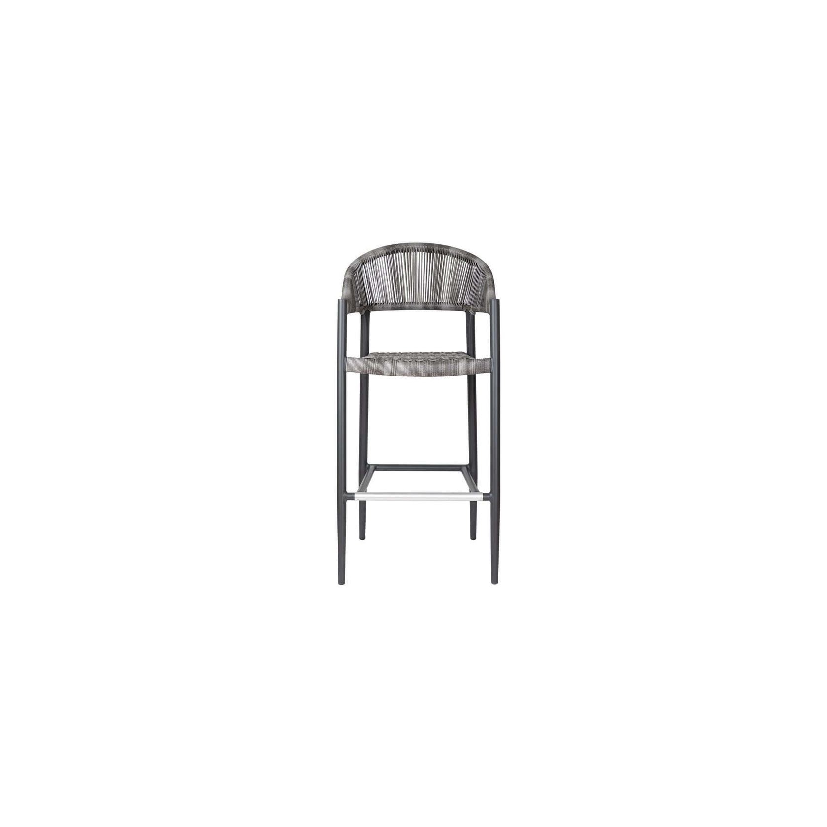 Parakeet Aluminium And Rattan Outdoor Patio Bar Chair gallery detail image