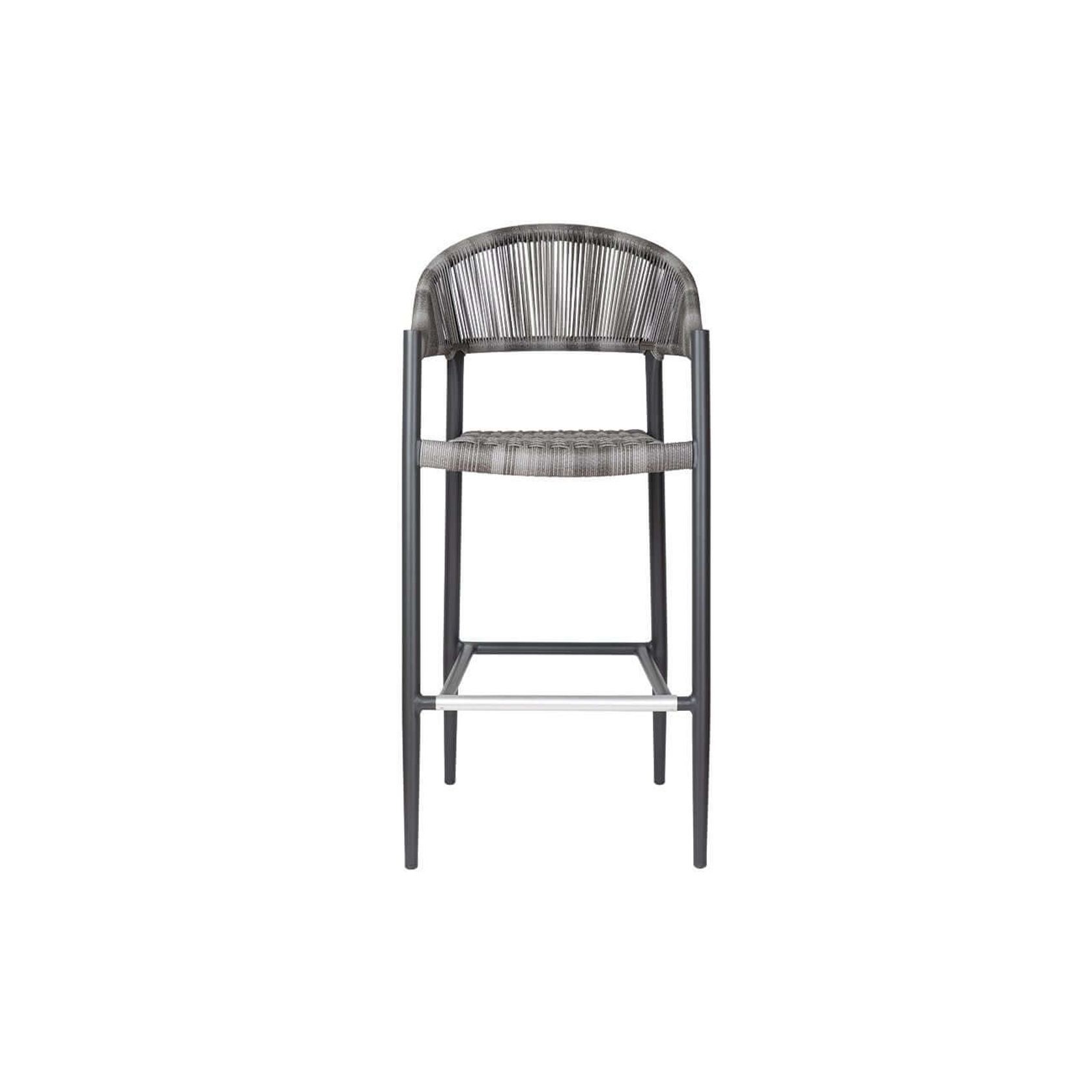 Parakeet Aluminium And Rattan Outdoor Patio Bar Chair gallery detail image