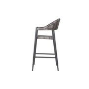 Parakeet Aluminium And Rattan Outdoor Patio Bar Chair gallery detail image
