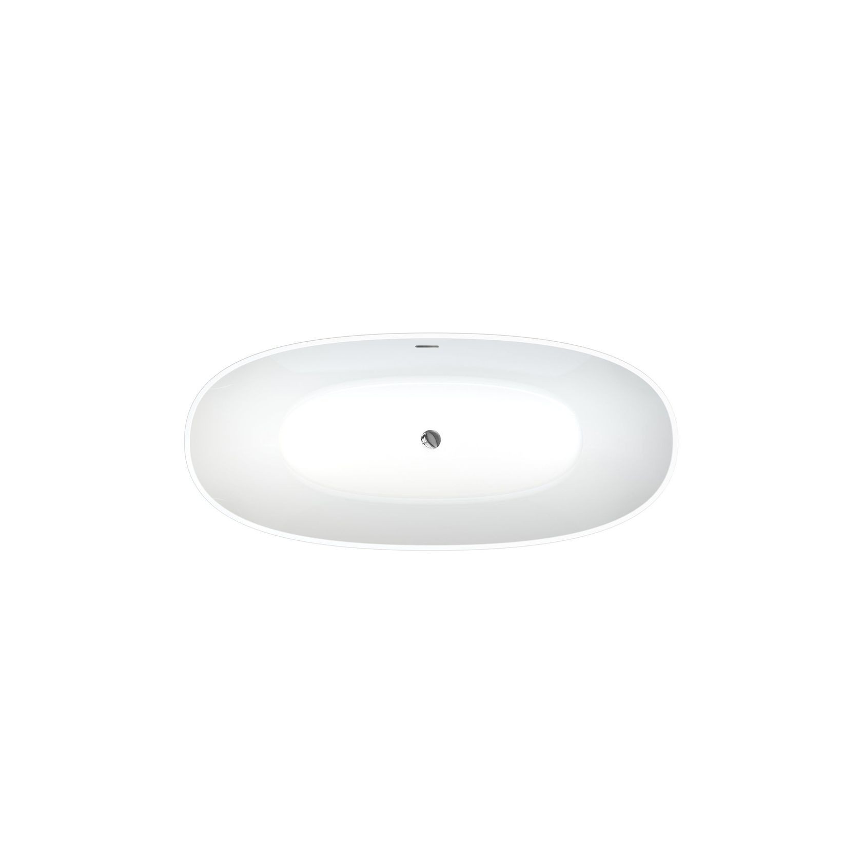Paris 1700mm - Large Freestanding Acrylic Bath gallery detail image
