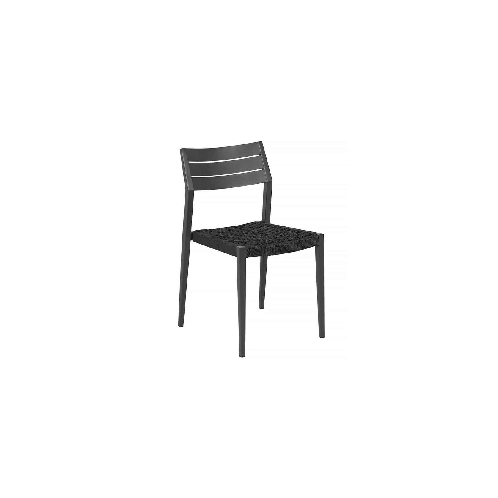 Passerine 2.0 Aluminium and Rope Outdoor Dining Chair gallery detail image