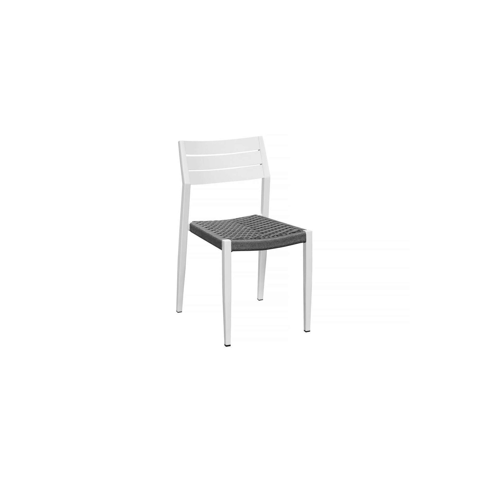 Passerine 2.0 Aluminium and Rope Outdoor Dining Chair gallery detail image