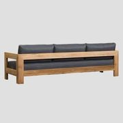 Pauanui Teak Triple Sofa gallery detail image