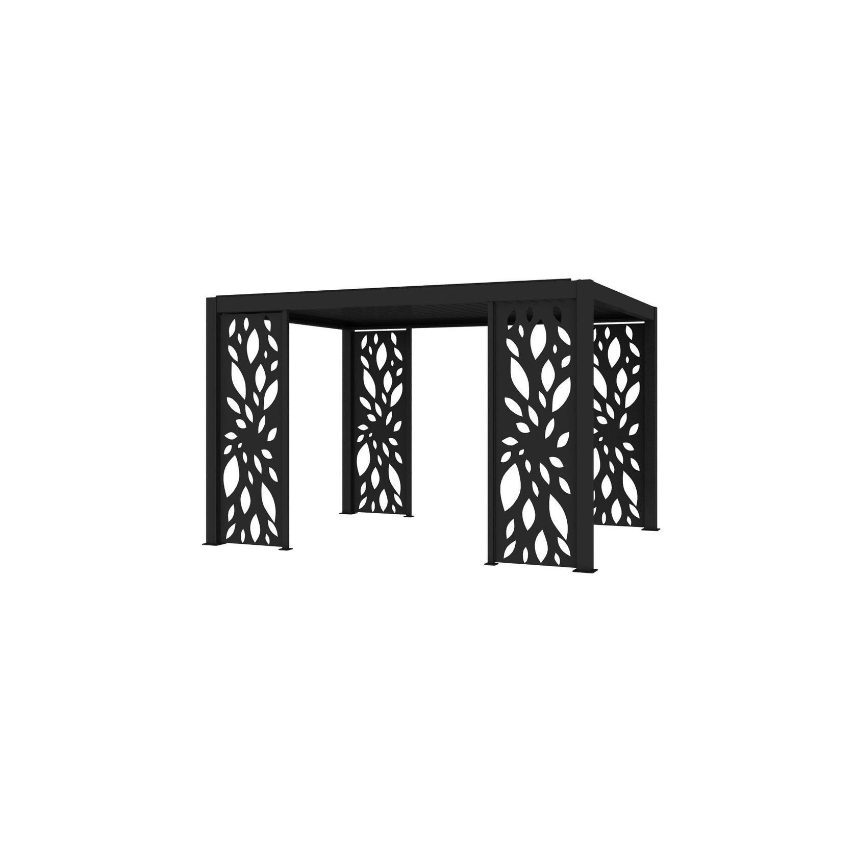 Baltic Freestanding Pergola Patterned Privacy Panel gallery detail image