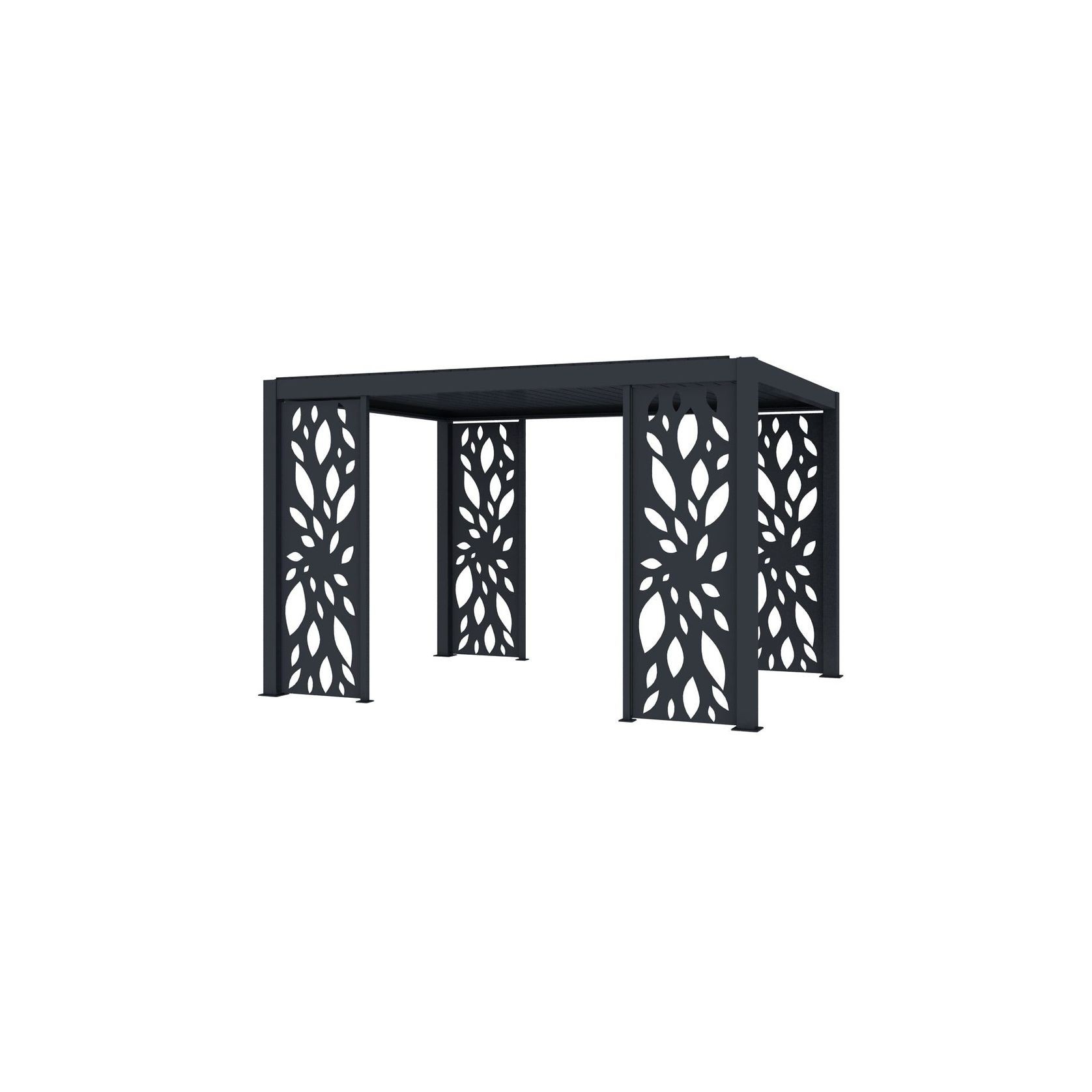 Baltic Freestanding Pergola Patterned Privacy Panel gallery detail image