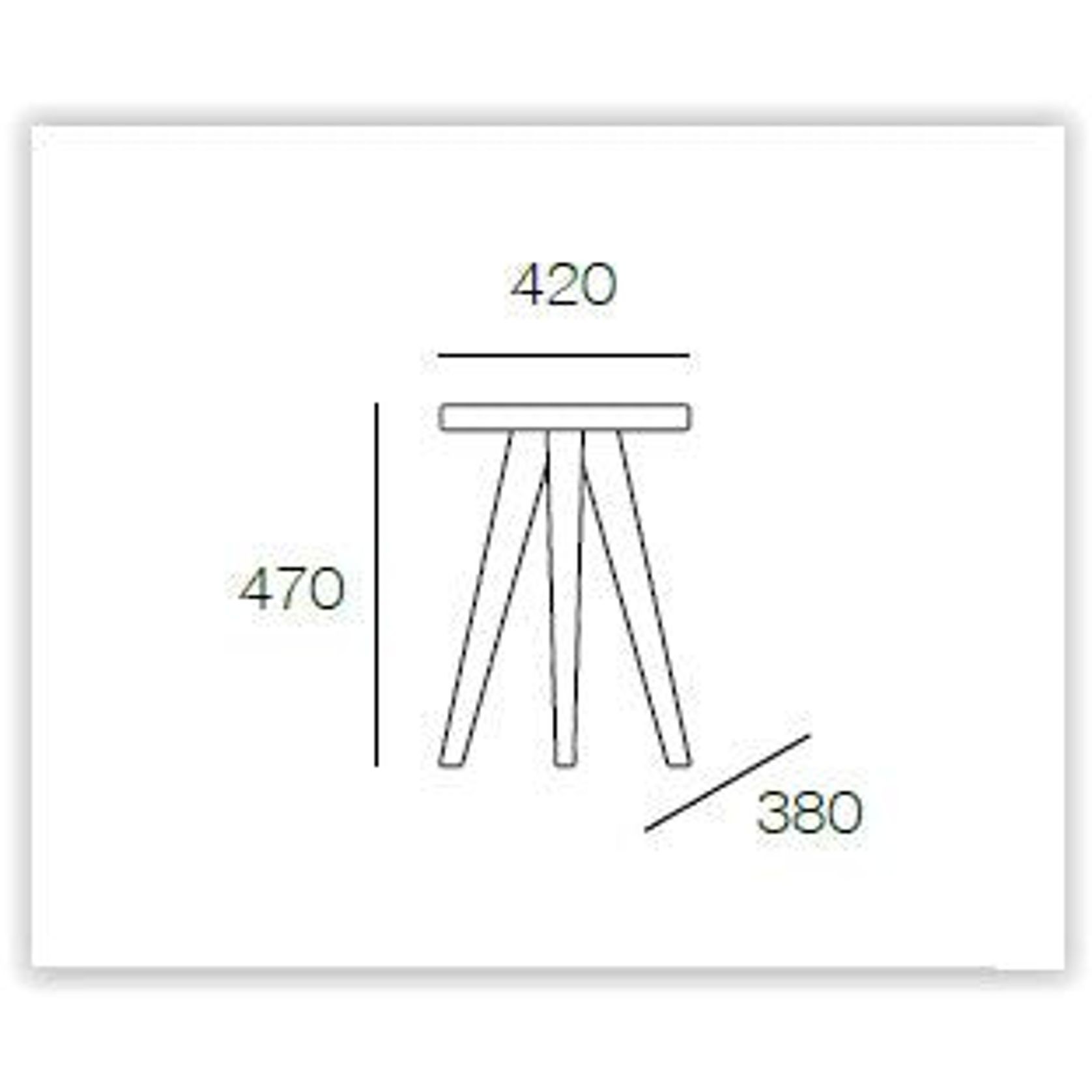 Petite Stool - Grey gallery detail image