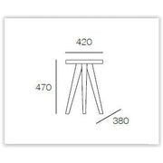 Petite Stool - Grey gallery detail image