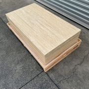 Block Coffee Table - Veincut Travertine - Large | Natural Stone Co. gallery detail image