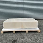 Block Coffee Table - White Onyx - Large | Natural Stone Co. gallery detail image