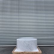 Rounded Coffee Table - Carrara Marble | Natural Stone Co. gallery detail image