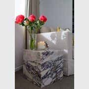 Cube Side Table - Viola Calacatta Marble | Natural Stone Co. gallery detail image