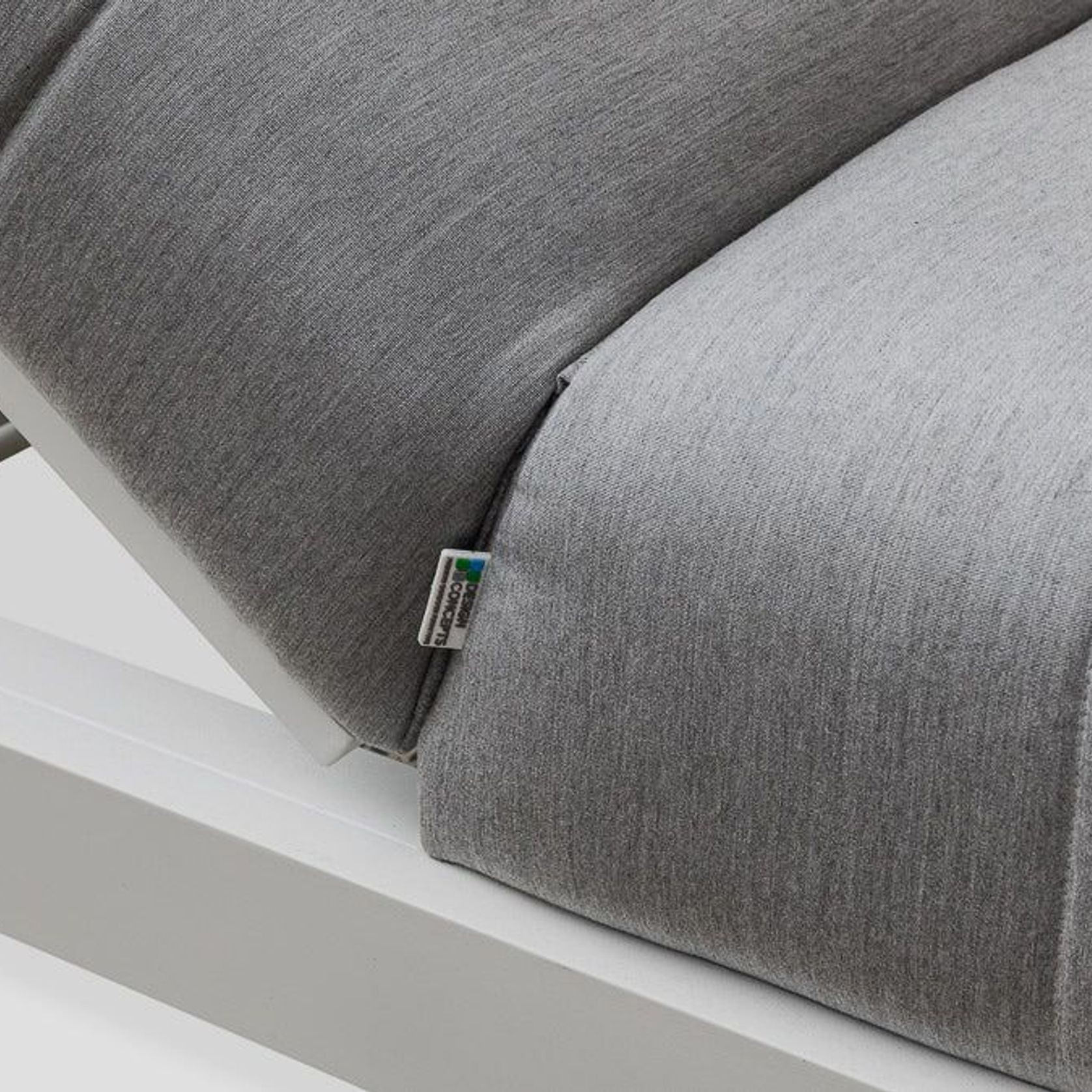 Piha Double Lounger - White gallery detail image