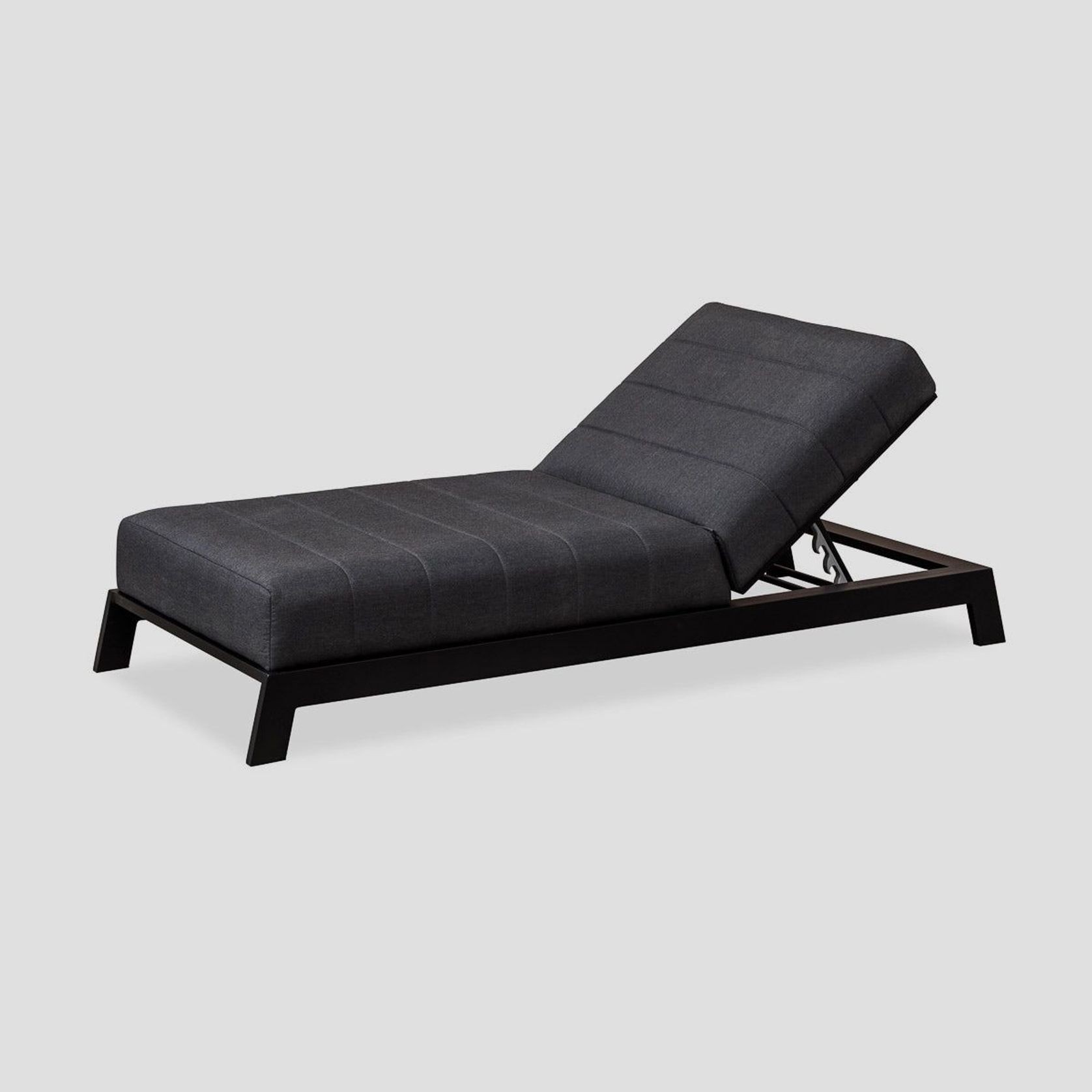 Piha Lounger - Black gallery detail image
