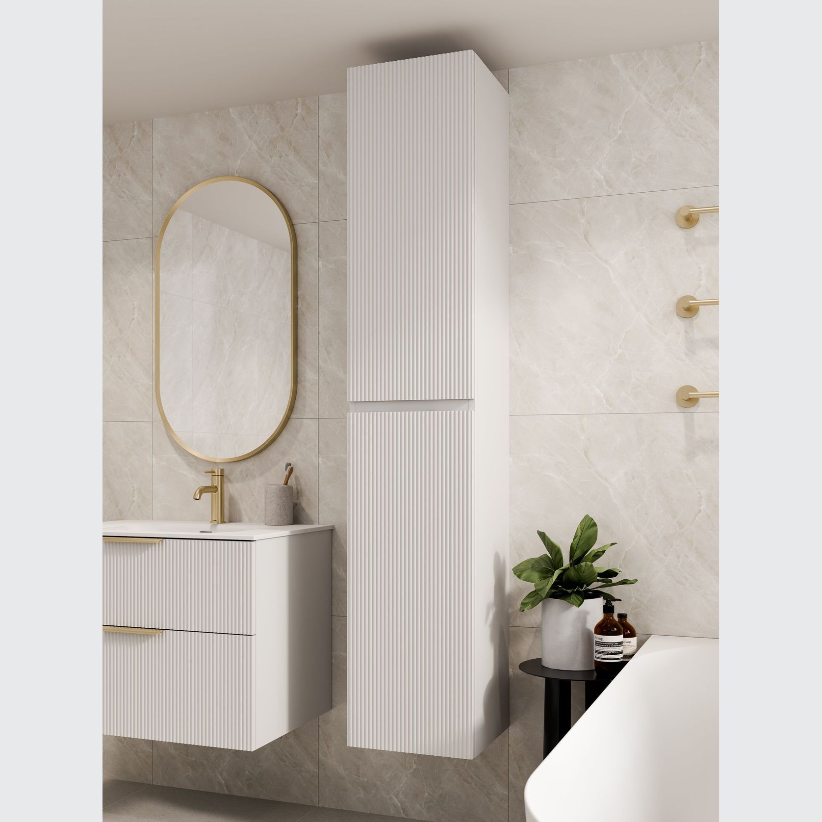 Lineare Pillar Tower Cabinet gallery detail image