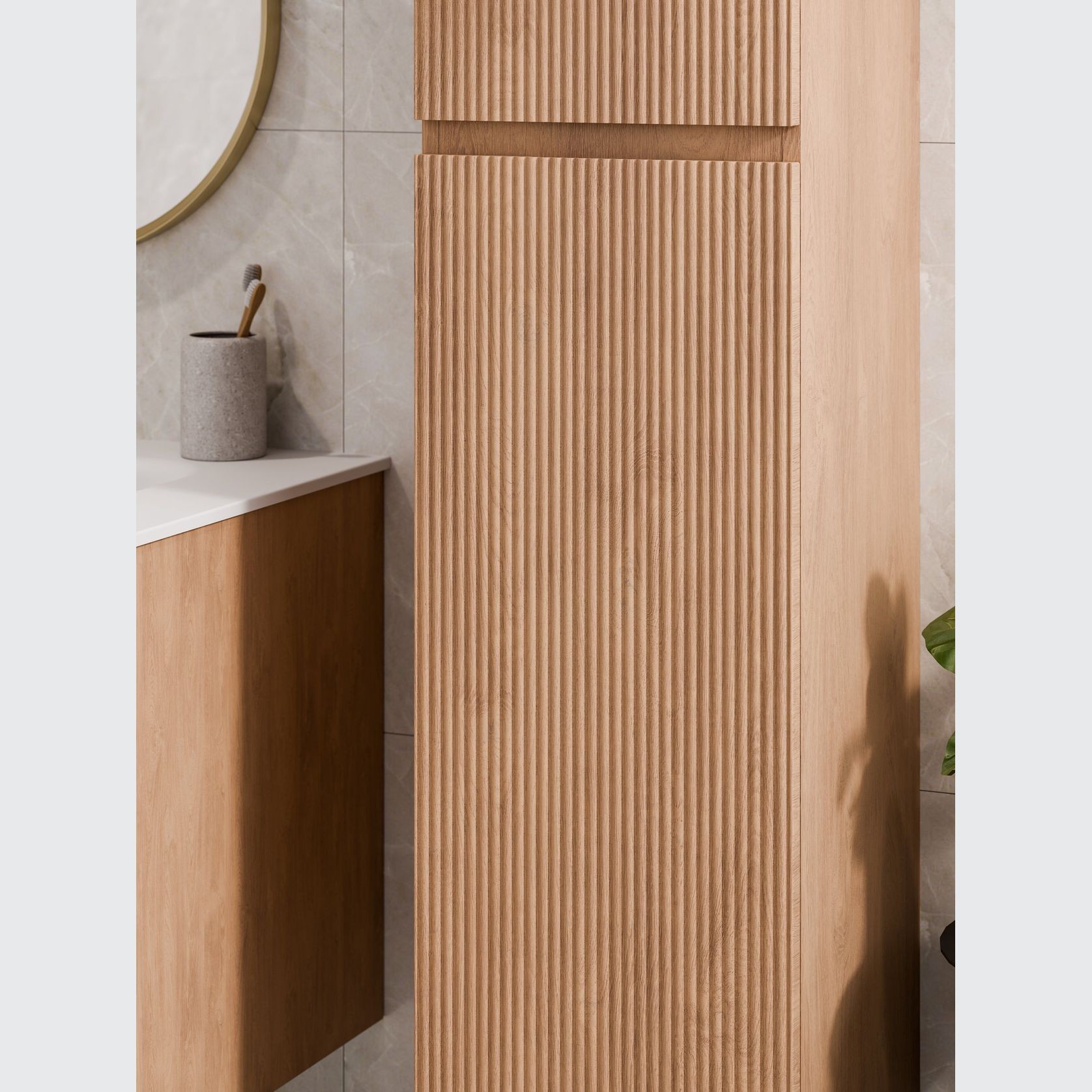 Lineare Pillar Tower Cabinet gallery detail image