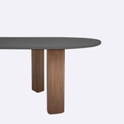 Pillar Dining Table | Charcoal gallery detail image