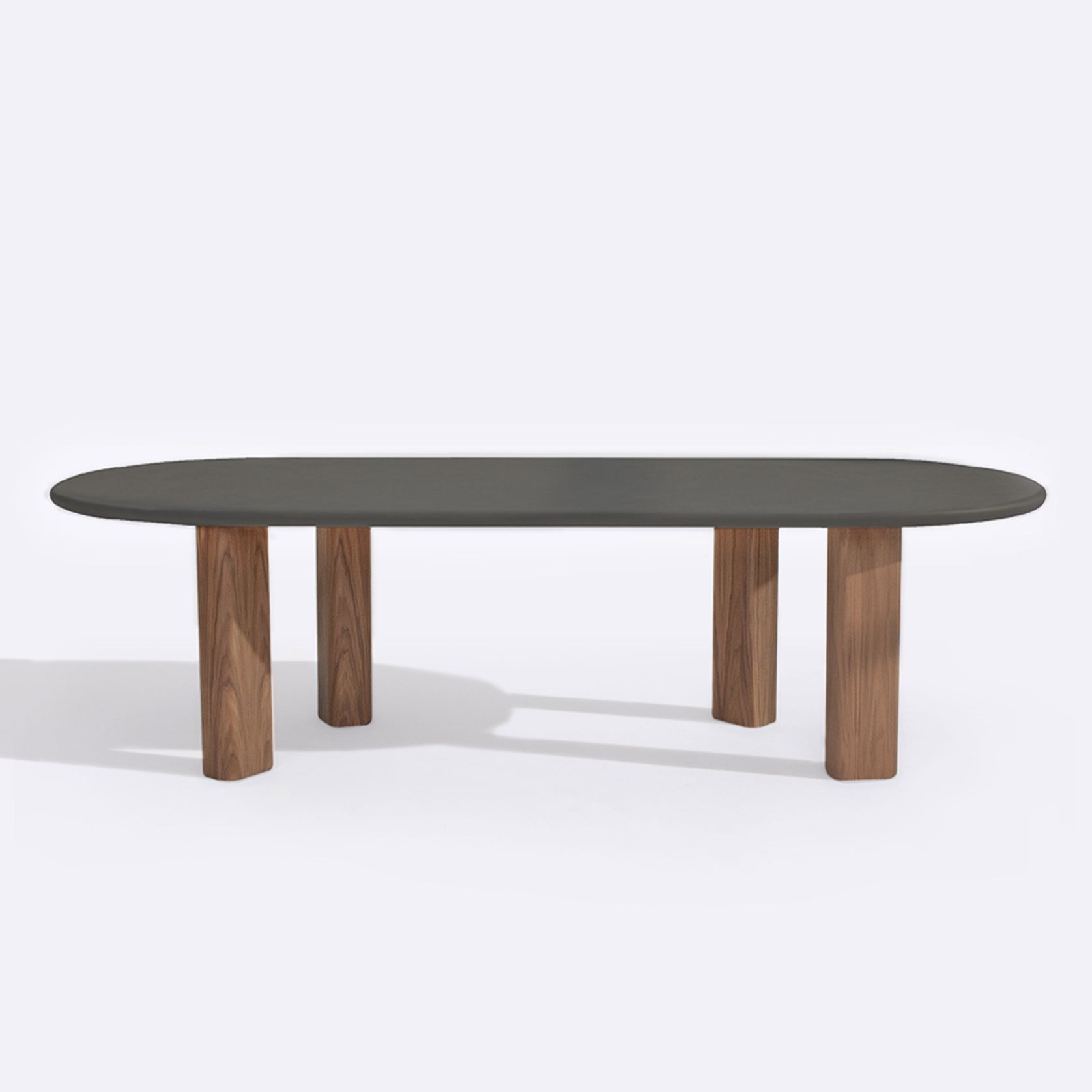 Pillar Dining Table | Charcoal gallery detail image
