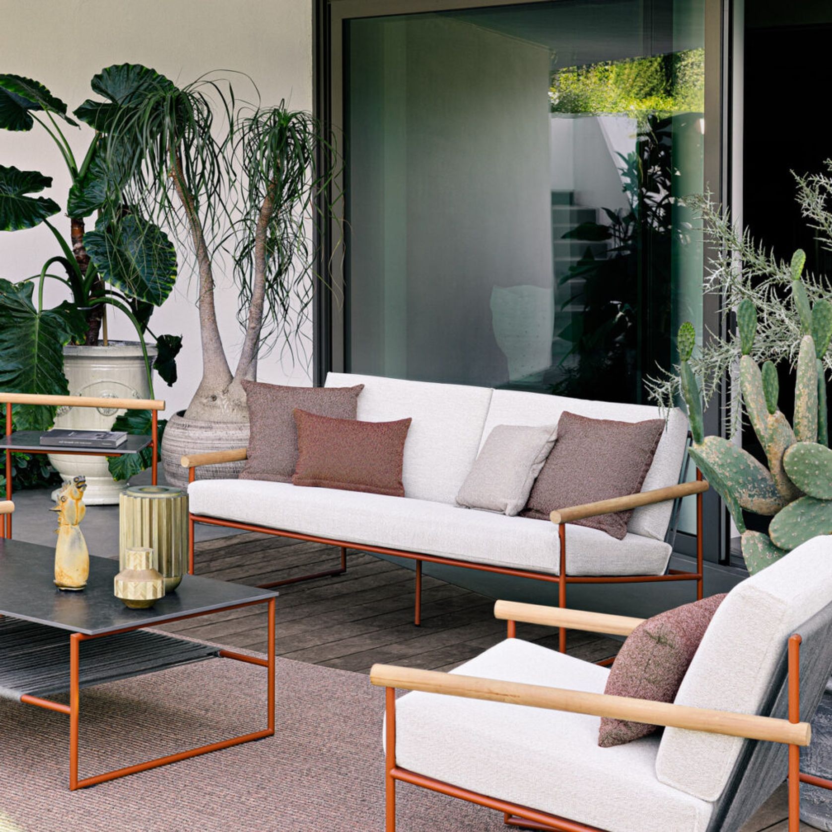 Pipe Outdoor 2 Seater Sofa by Atmosphera gallery detail image