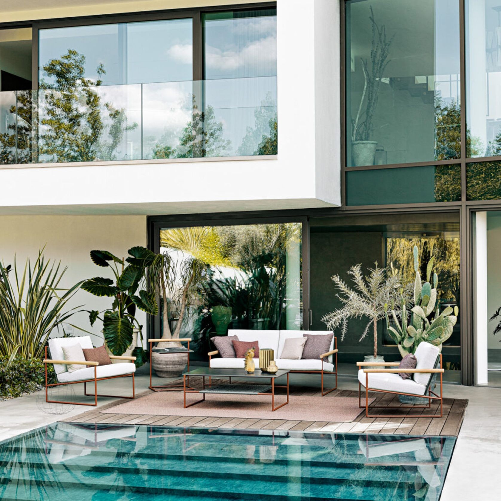 Pipe Outdoor 2 Seater Sofa by Atmosphera gallery detail image