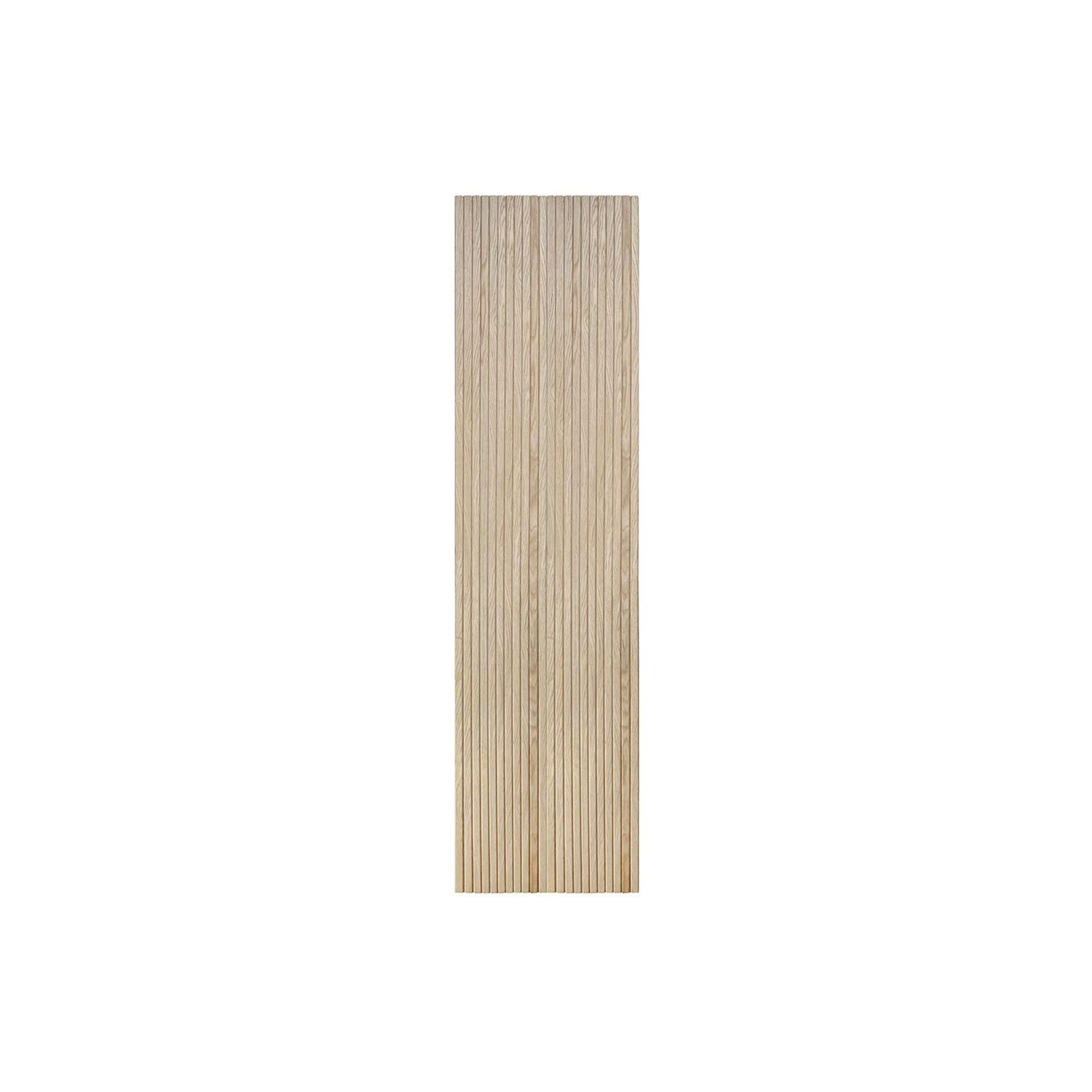 WOODFLEX Flexible Wooden Slat Wall Panel - Oak Veneer - 3000mm x 600mm - Trapezium gallery detail image