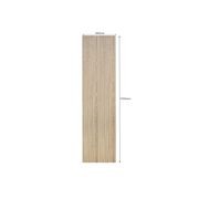 WOODFLEX Flexible Wooden Slat Wall Panel - Oak Veneer - 3000mm x 600mm - Trapezium gallery detail image