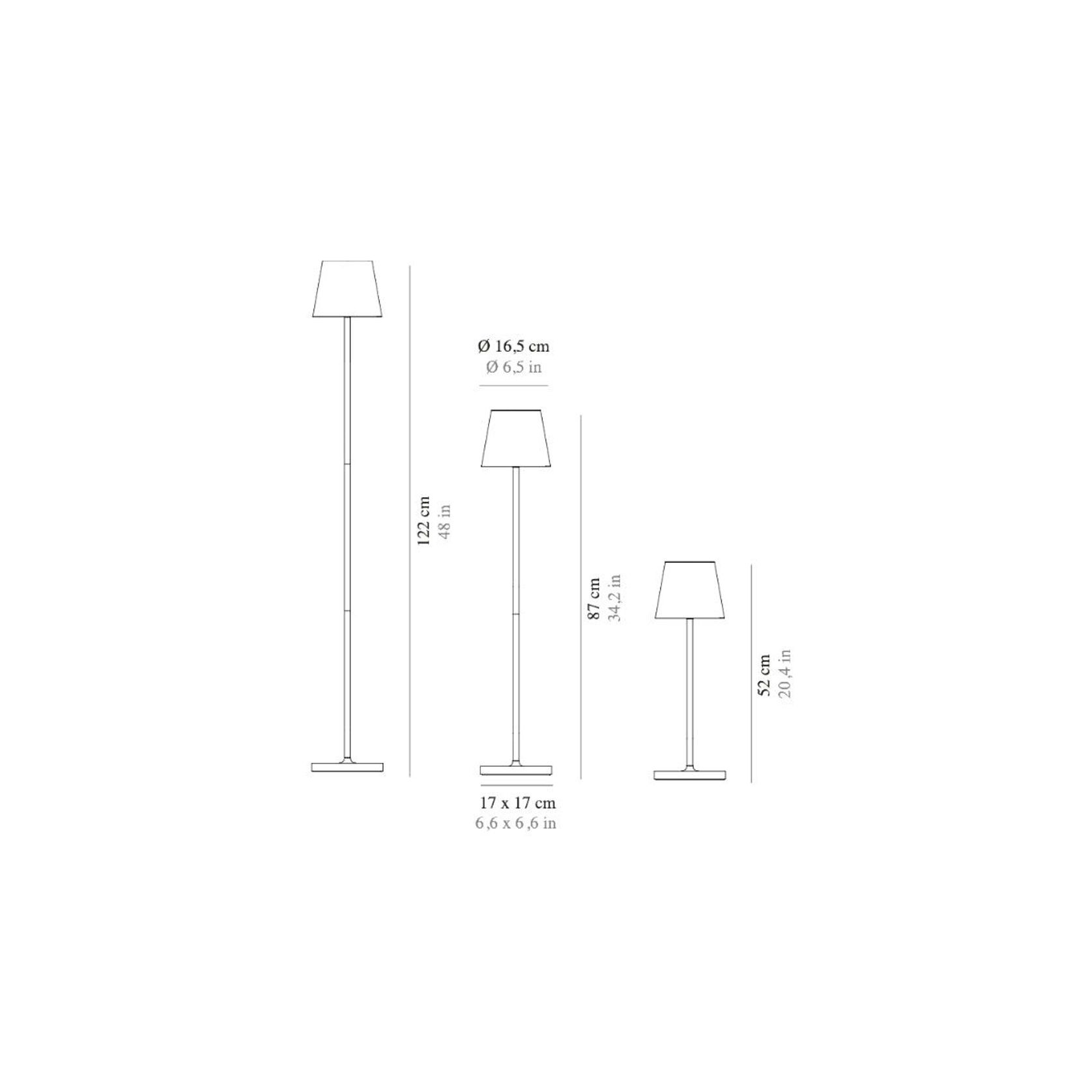 Poldina Outdoor L Floor Lamp gallery detail image