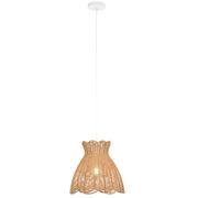 Pollyanna | Scallop Rope Pendant Light - Natural gallery detail image