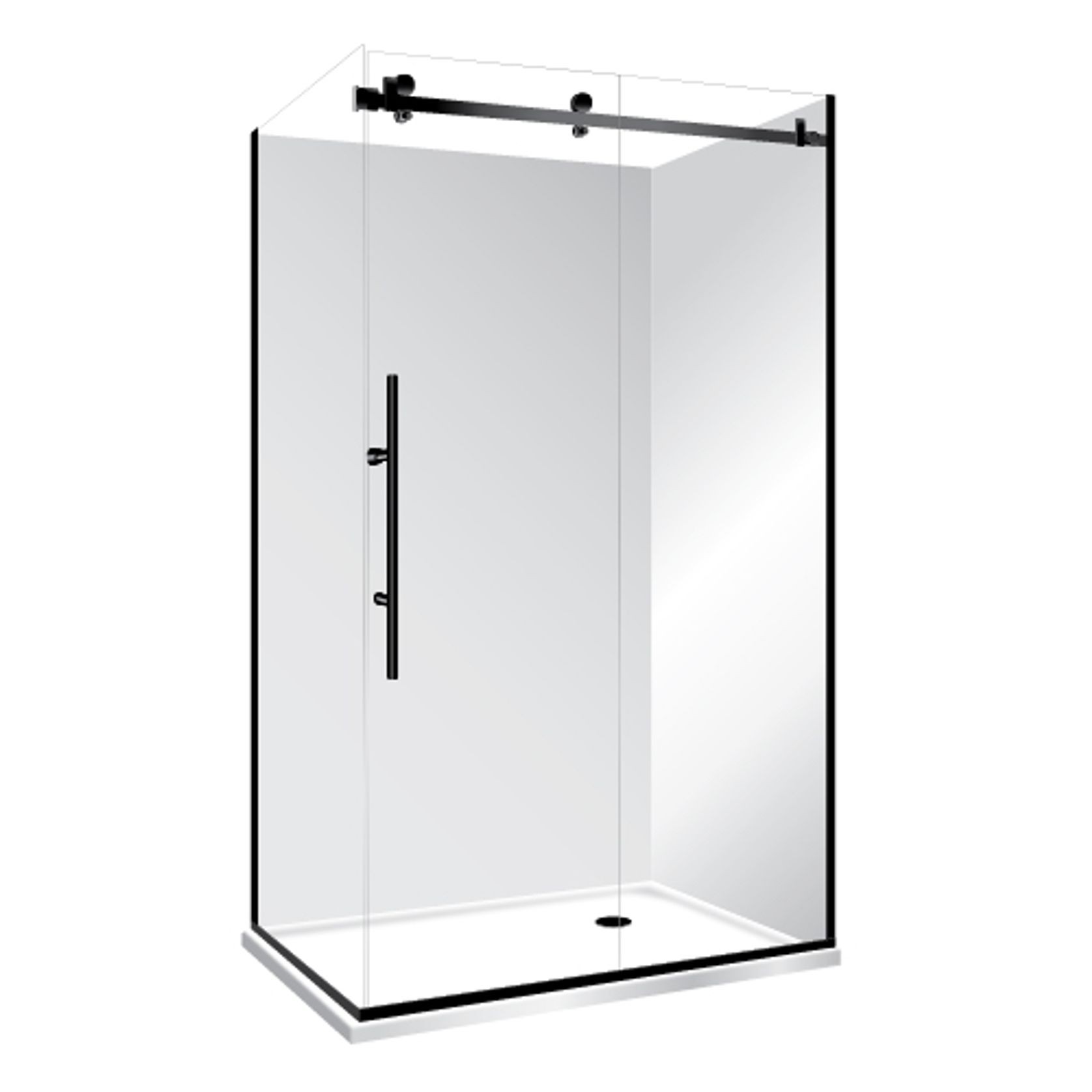 Premier Frameless 2 Sided Sliding Door Shower 1200×800 gallery detail image