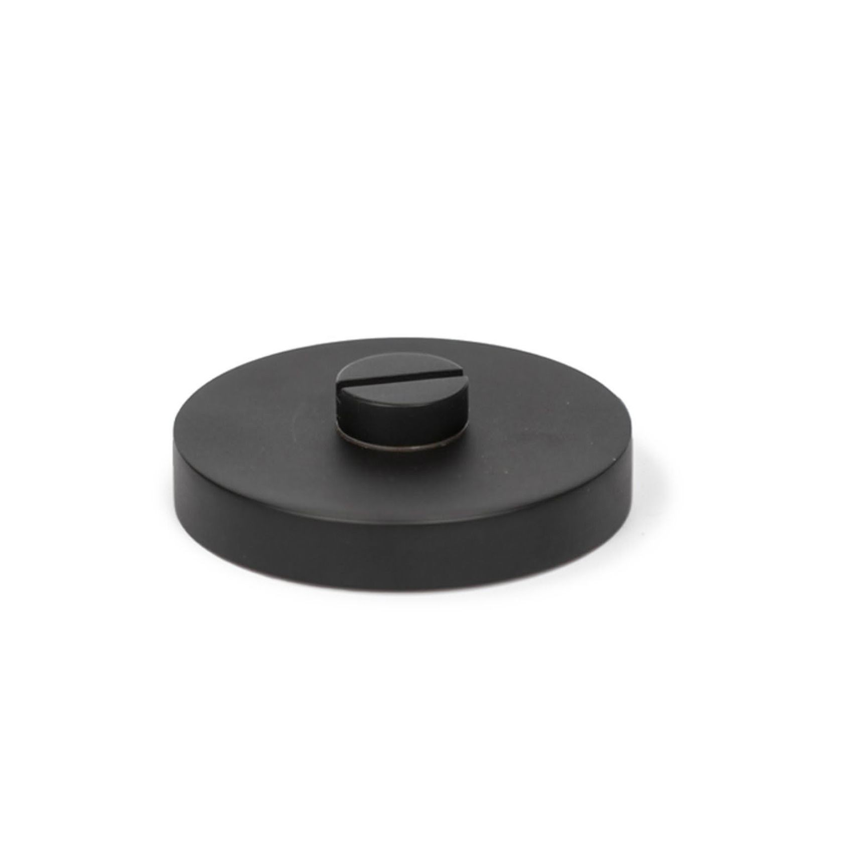 Atelier Privacy Lock With Latch - Matt Black gallery detail image