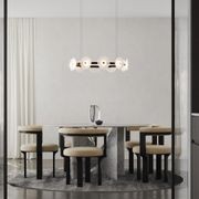 Coral Ring Pendant (10) - Frosted Glass gallery detail image