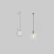 Frieda Coloured Glass Pendant gallery detail image