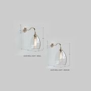 Jules Clear Glass Wall Light gallery detail image