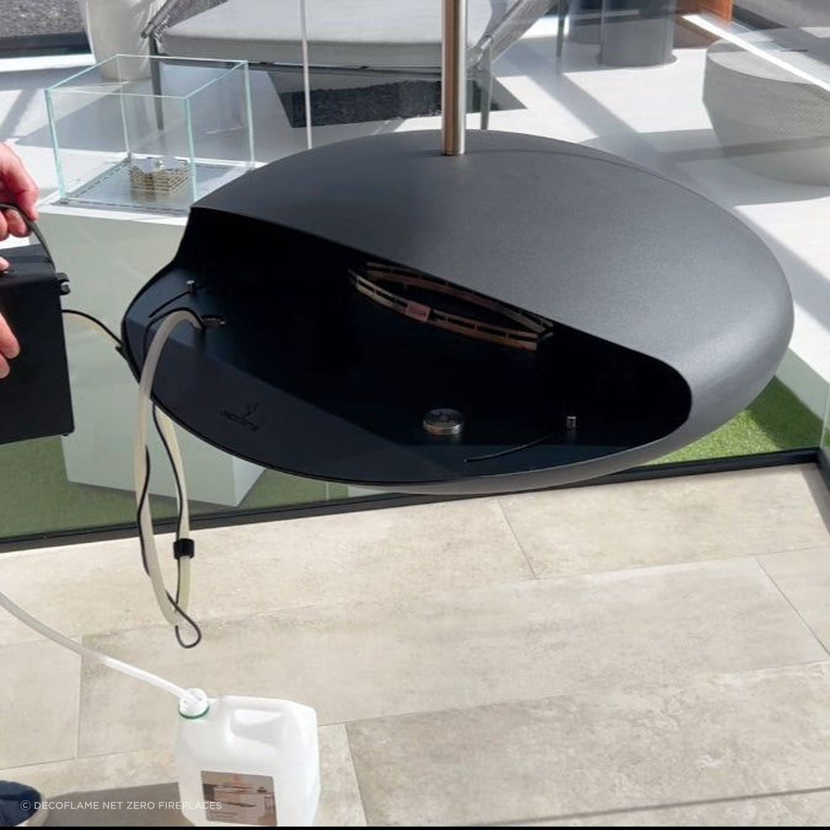 Decoflame Espoo Net Zero Suspended Ceiling Fireplace gallery detail image