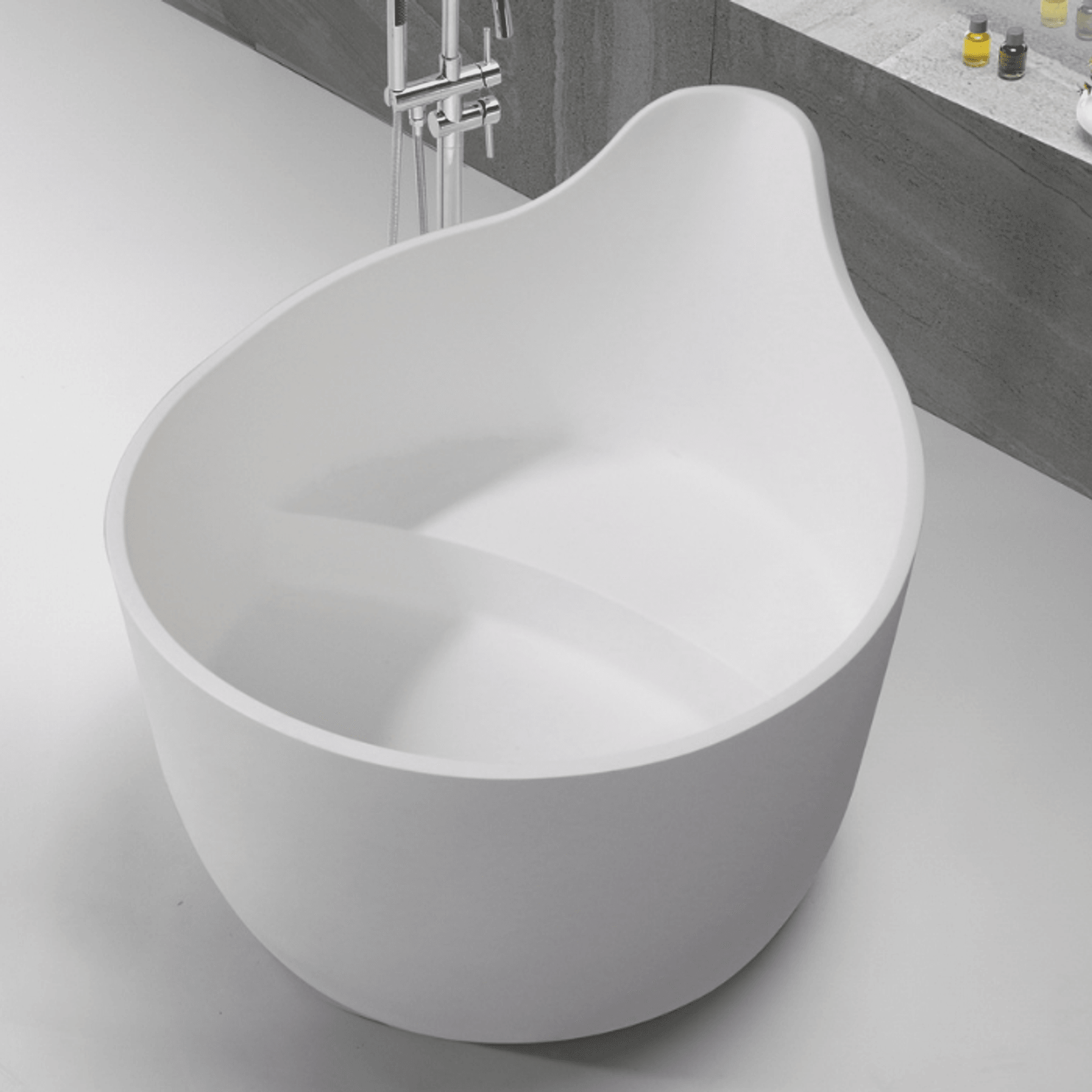Hugi Japanese Inspired Soak Tub - 1300mm - B070 gallery detail image