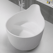 Hugi Japanese Inspired Soak Tub - 1300mm - B070 gallery detail image