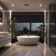 Pure Black Bathroom Fan gallery detail image