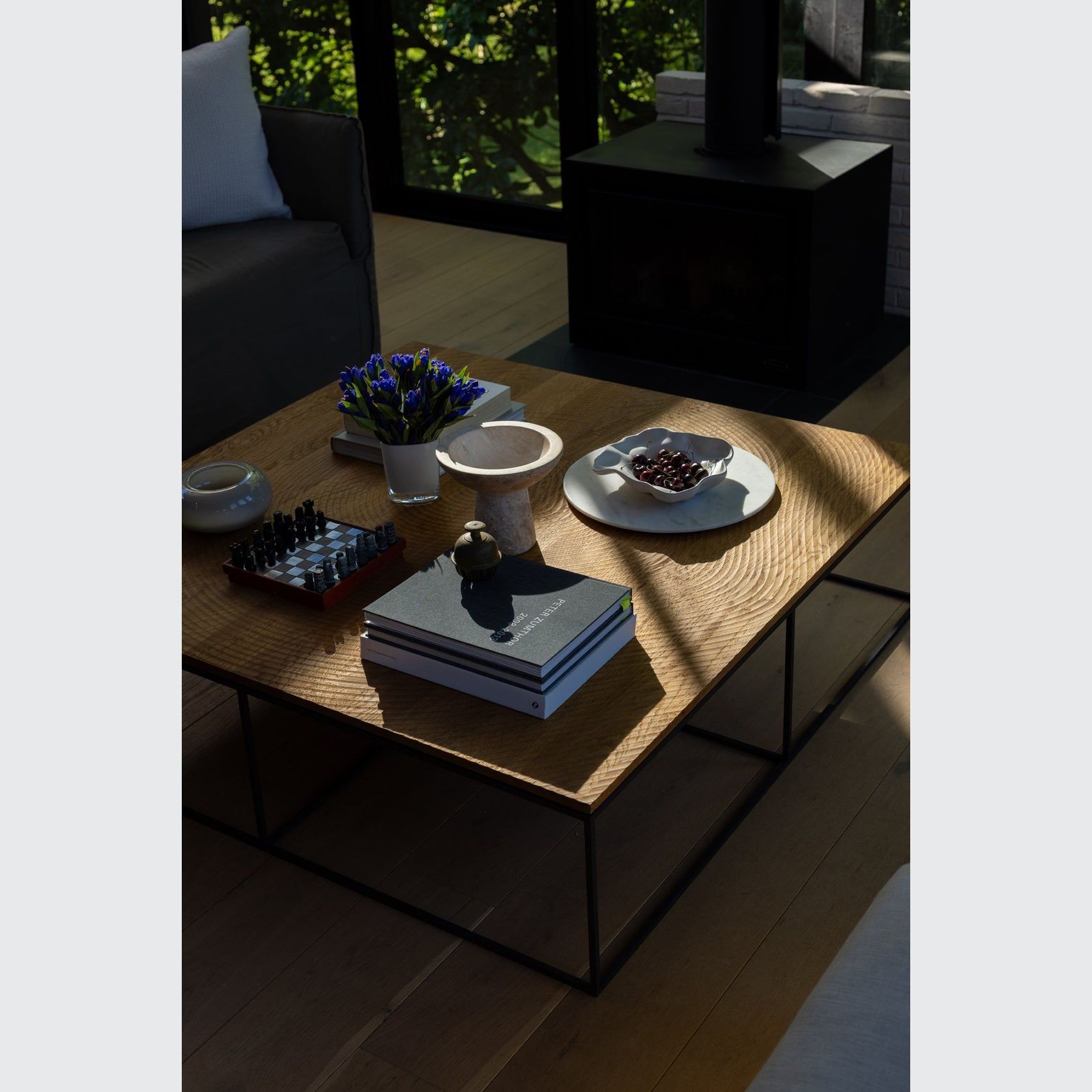 Log coffee table gallery detail image