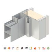 Raven RP10Si Acoustic and Smoke Door Stop Frame Seal Long Single Door A10SICLS gallery detail image