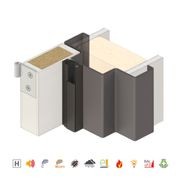 Raven RP10Si Acoustic and Smoke Door Stop Frame Seal Long Single Door A10SICLS gallery detail image