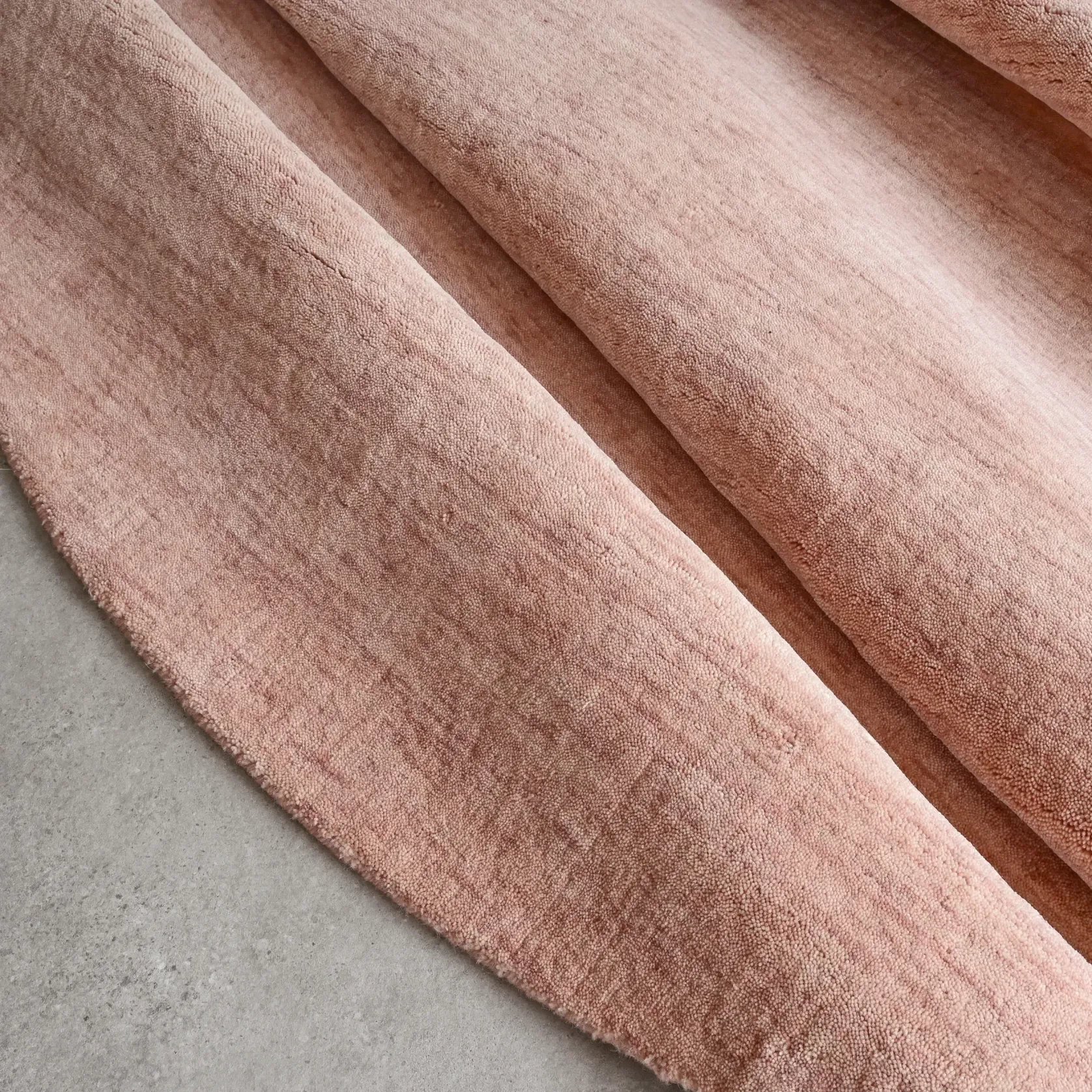 Anya Round Rug - Pink Salt 250cm x 250cm gallery detail image