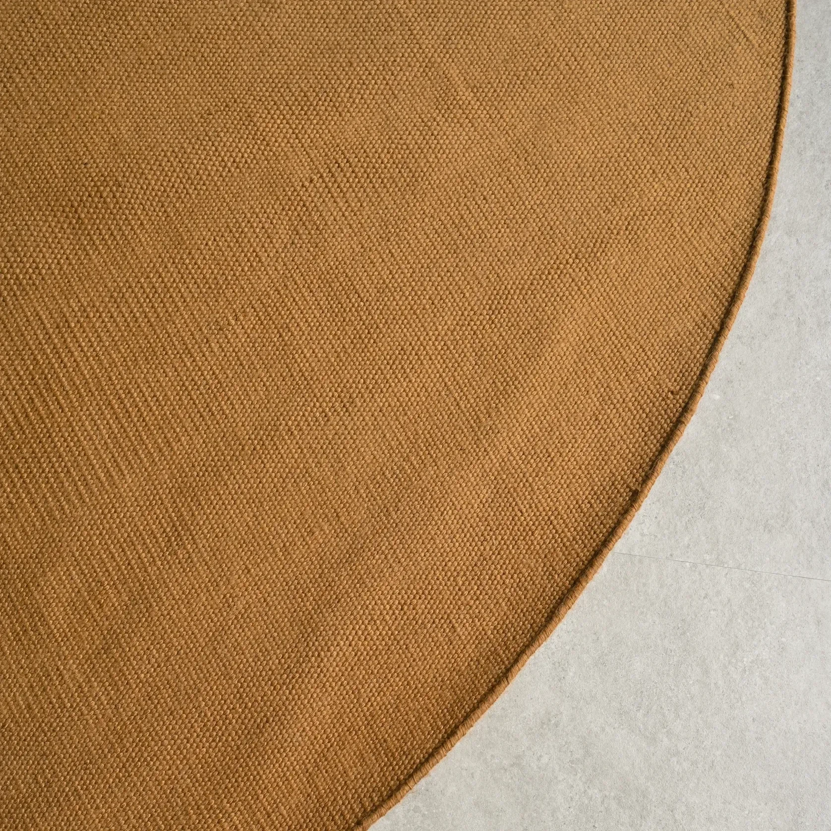 Mesa Outdoor Round Rug - Ochre 250cm x 250cm gallery detail image