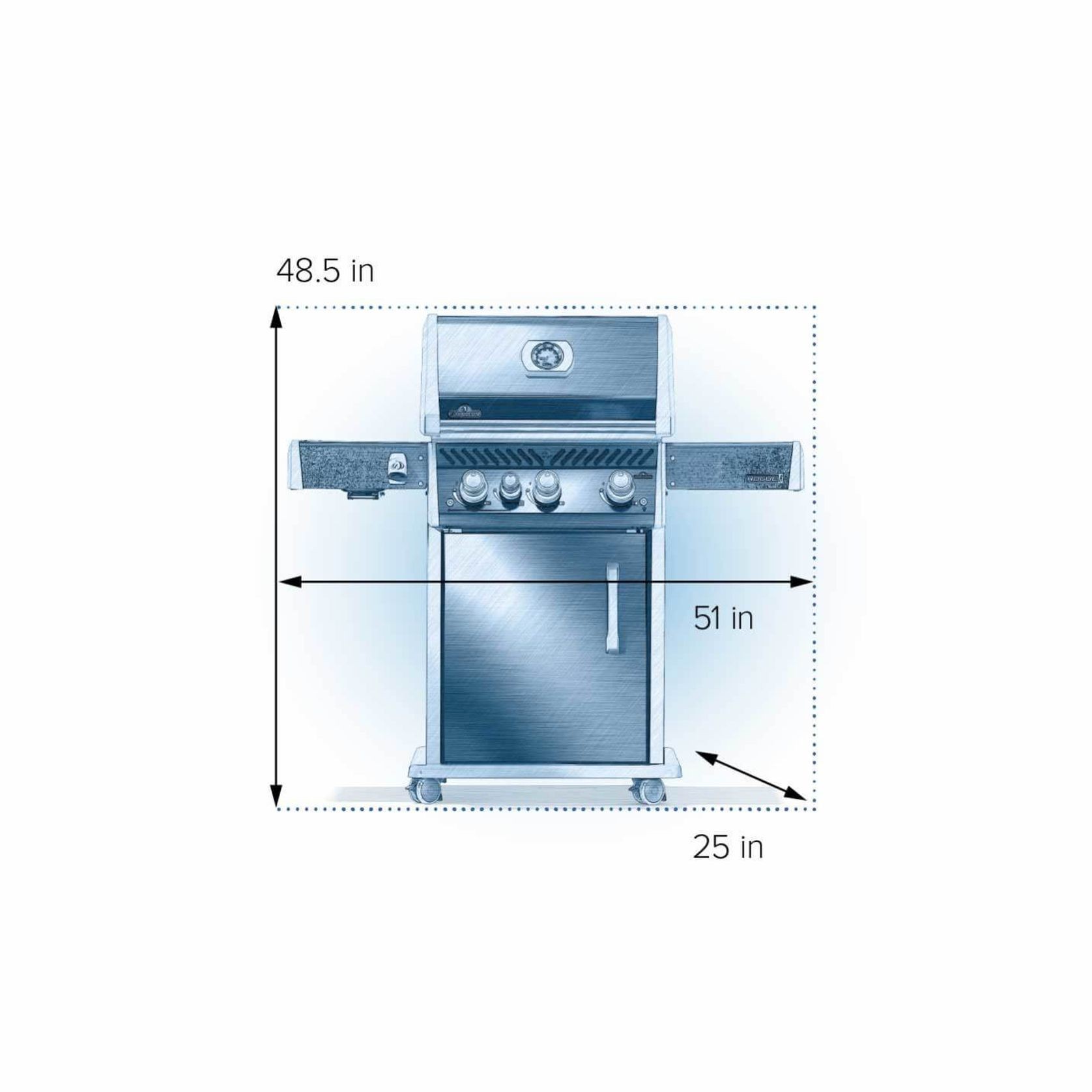 ROGUE PRO 425 FLAME SIDE gallery detail image