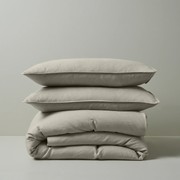 Ravello Pillowcase Pair - Bone | Standard, King or Euro Size gallery detail image