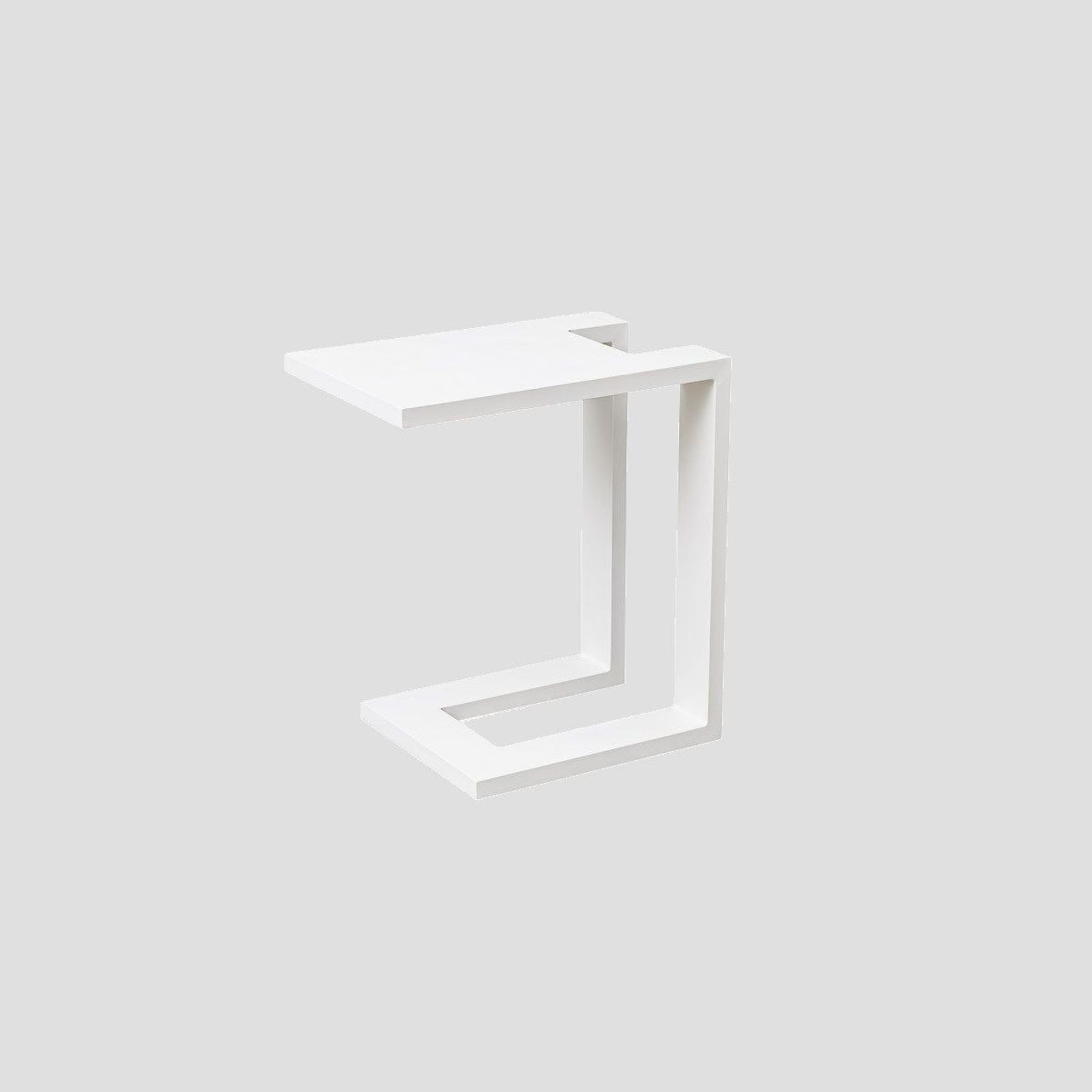 RECTANGULAR ALUMINIUM SIDE TABLE gallery detail image
